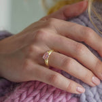 Pear Drop Gemstone Ring - Junk Jewels