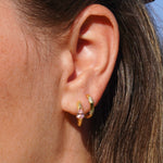 Pear Drop Hoop Earrings - Junk Jewels