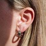 Cigar Band Chunky Hoop Earrings - Junk Jewels