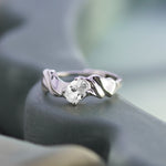 Molten Jewelled Adjustable Ring - Junk Jewels