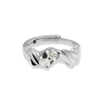 Molten Jewelled Adjustable Ring - Junk Jewels