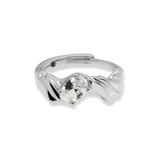 Molten Jewelled Adjustable Ring - Junk Jewels