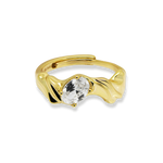 Molten Jewelled Adjustable Ring - Junk Jewels