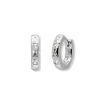 Multi-Stone Textured Hoop Earrings - Junk Jewels