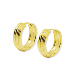 Cigar Band Chunky Hoop Earrings - Junk Jewels