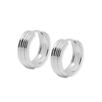 Cigar Band Chunky Hoop Earrings - Junk Jewels