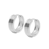Cigar Band Chunky Hoop Earrings - Junk Jewels