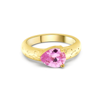 Pear Drop Gemstone Ring - Junk Jewels
