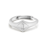 Minimalist Adjustable Signet Ring - Junk Jewels