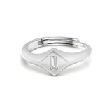 Minimalist Adjustable Signet Ring - Junk Jewels