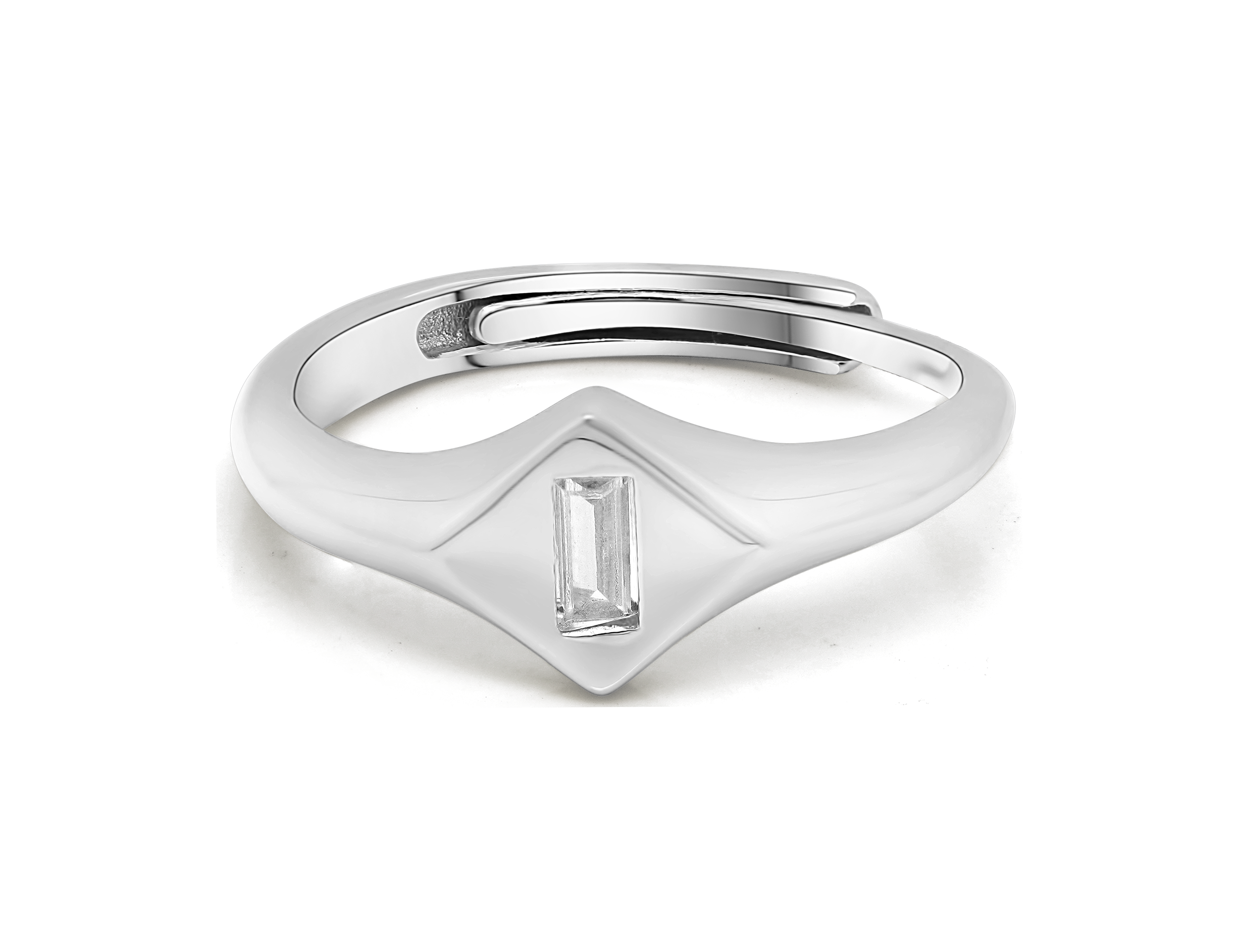 Minimalist Adjustable Signet Ring