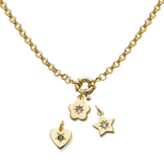Retro Multi-Charm Chunky Chain Necklace - Junk Jewels