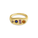 Midnight Gemstone Signet Ring - Junk Jewels