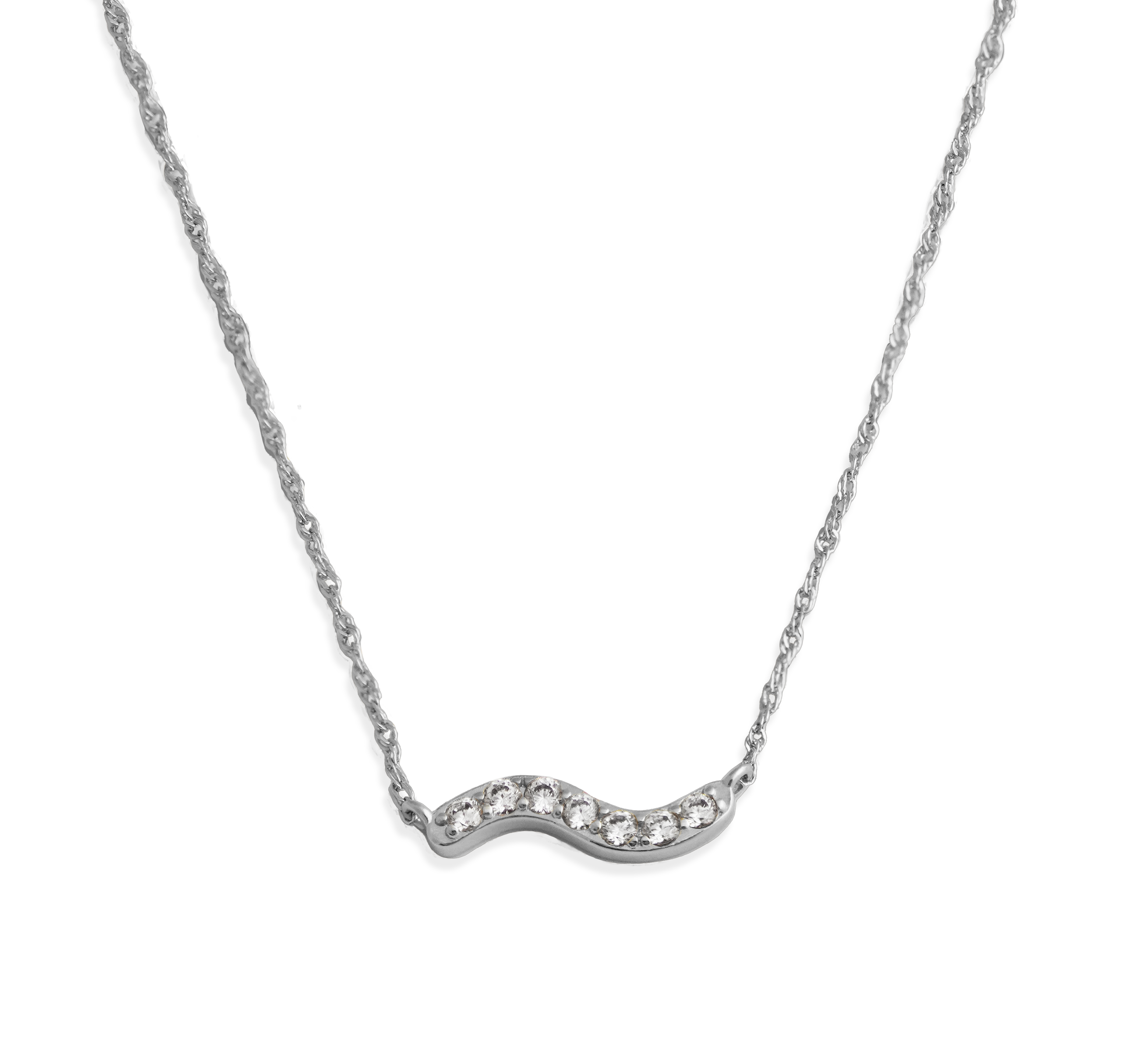 Glitter Wiggle Necklace - Junk Jewels