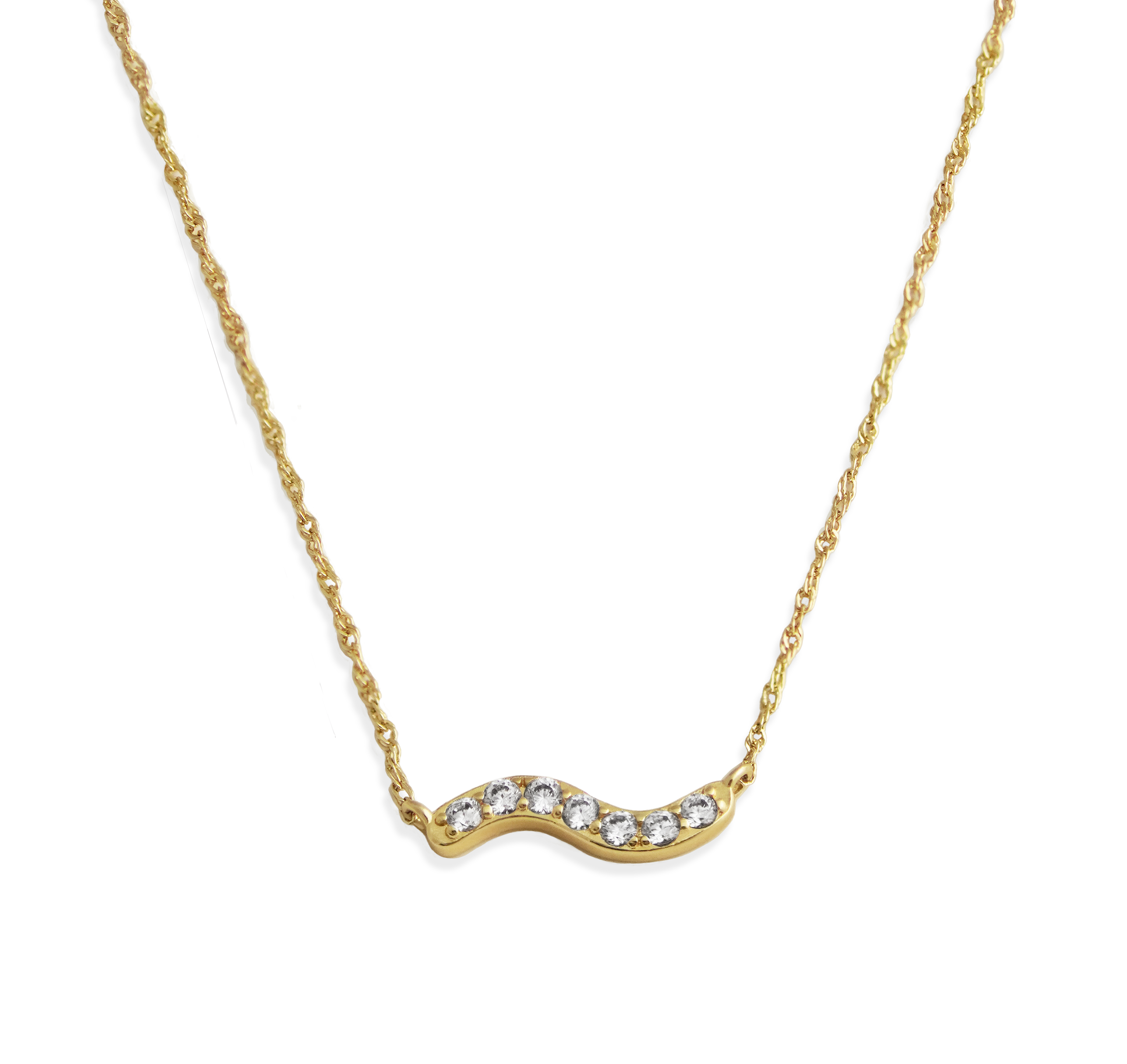 Glitter Wiggle Necklace - Junk Jewels