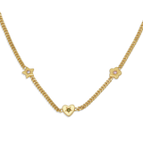 Retro Gemstone Charm Necklace - Junk Jewels