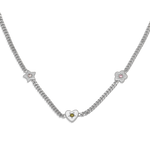 Retro Gemstone Charm Necklace - Junk Jewels