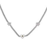 Retro Gemstone Charm Necklace - Junk Jewels