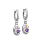 Gemstone Mini Pebble Hoop Earrings - Junk Jewels