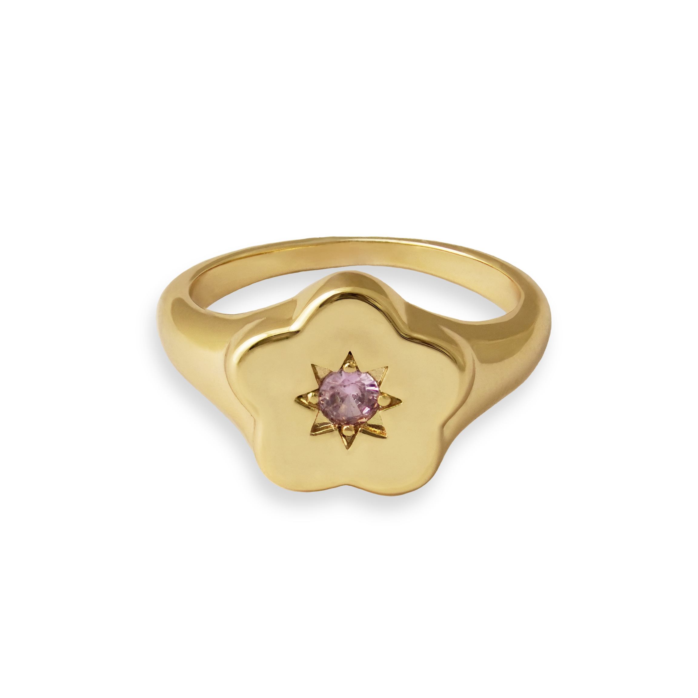 Flower Power Signet Ring – Junk Jewels