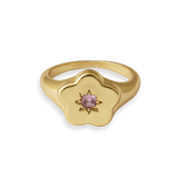 Flower Power Signet Ring - Junk Jewels