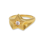 Shooting Star Signet Ring - Junk Jewels