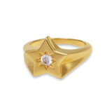 Shooting Star Signet Ring - Junk Jewels