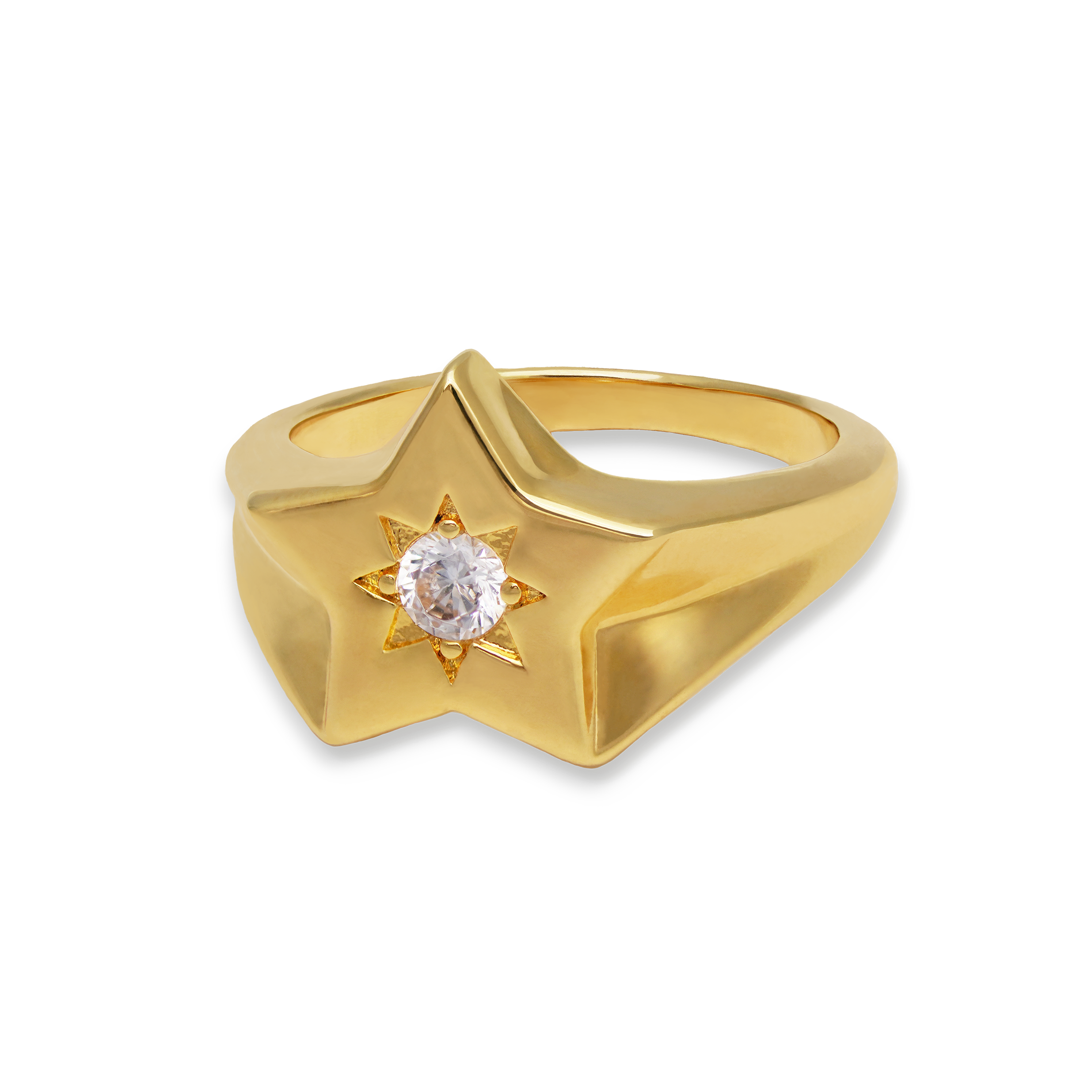 Shooting Star Signet Ring - Junk Jewels