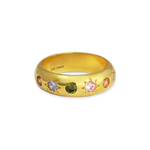 Pastel Stone Chunky Band Ring - Junk Jewels