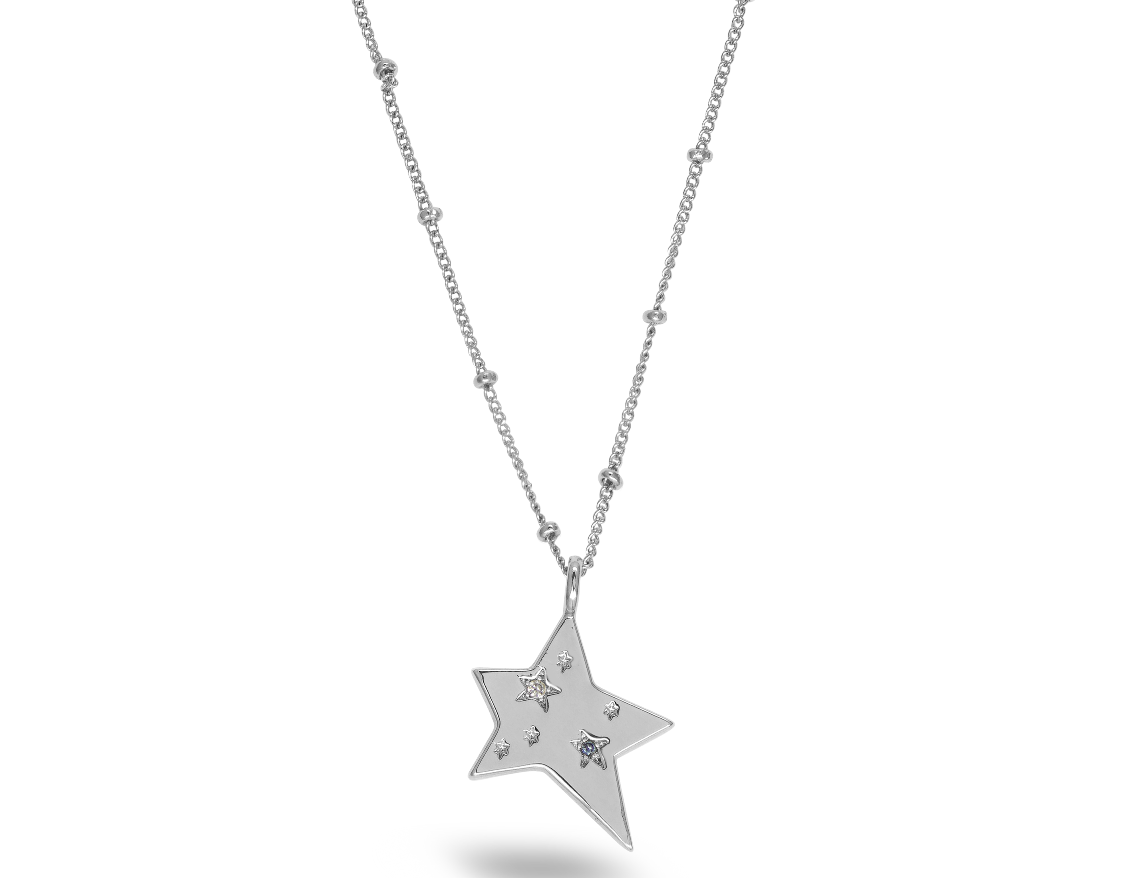 Star Charm Jewelled Necklace