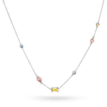 Pastel Multi-Jewel Necklace - Junk Jewels