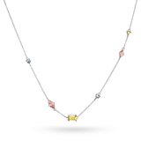 Pastel Multi-Jewel Necklace - Junk Jewels