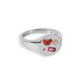 Heartbreaker Gemstone Signet Ring - Junk Jewels