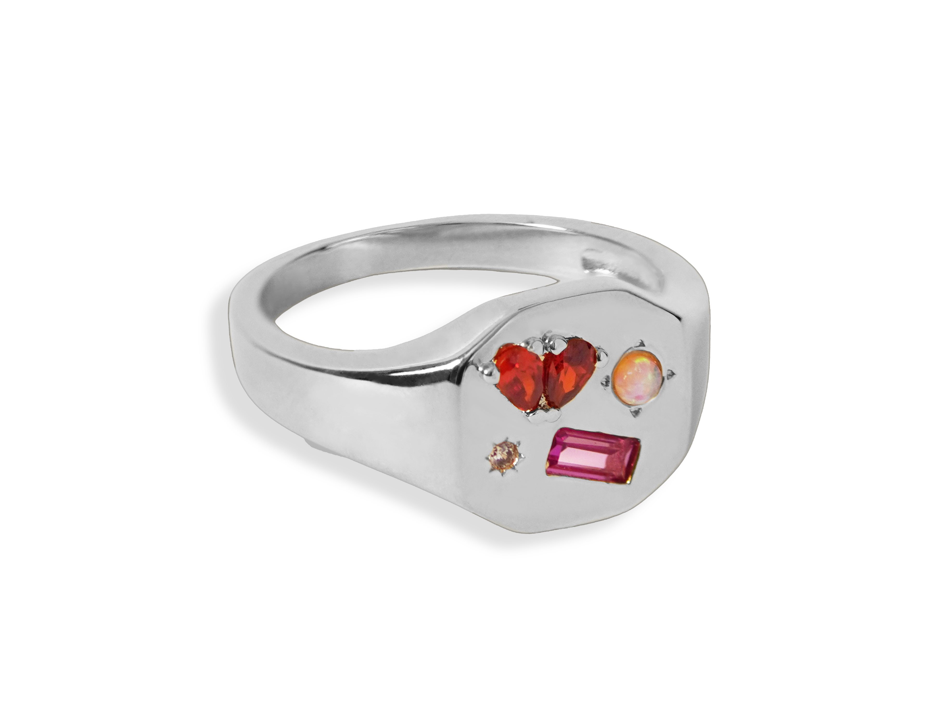 Heartbreaker Gemstone Signet Ring