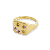 Kaleidoscope Disco Signet Ring - Junk Jewels