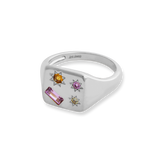 Kaleidoscope Disco Signet Ring - Junk Jewels