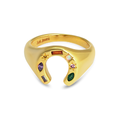 Kaleidoscope Lucky Charm Signet Ring - Junk Jewels