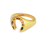 Kaleidoscope Lucky Charm Signet Ring - Junk Jewels