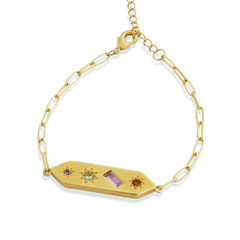 Kaleidoscope Disco Chain Bracelet - Junk Jewels