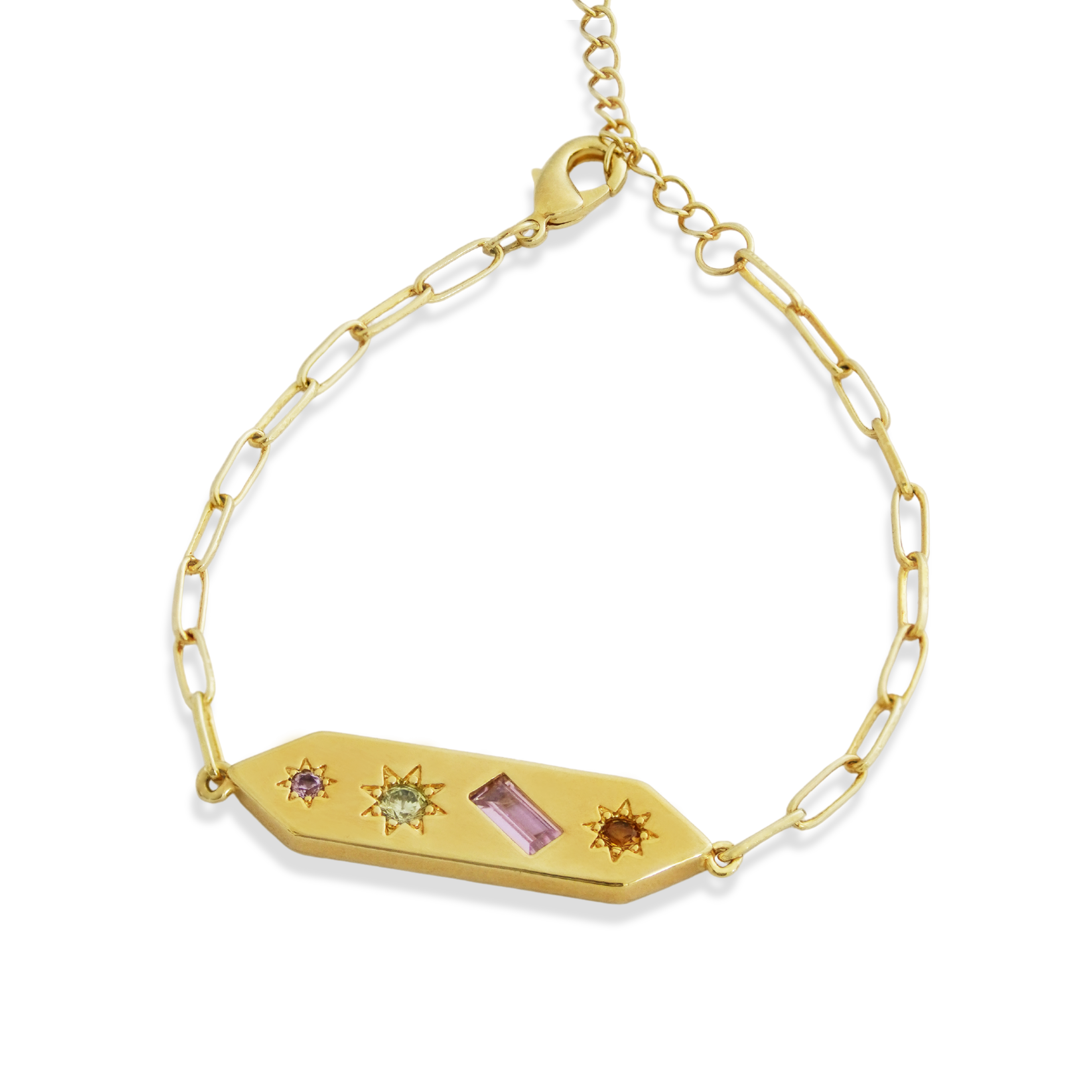 Kaleidoscope Disco Chain Bracelet - Junk Jewels
