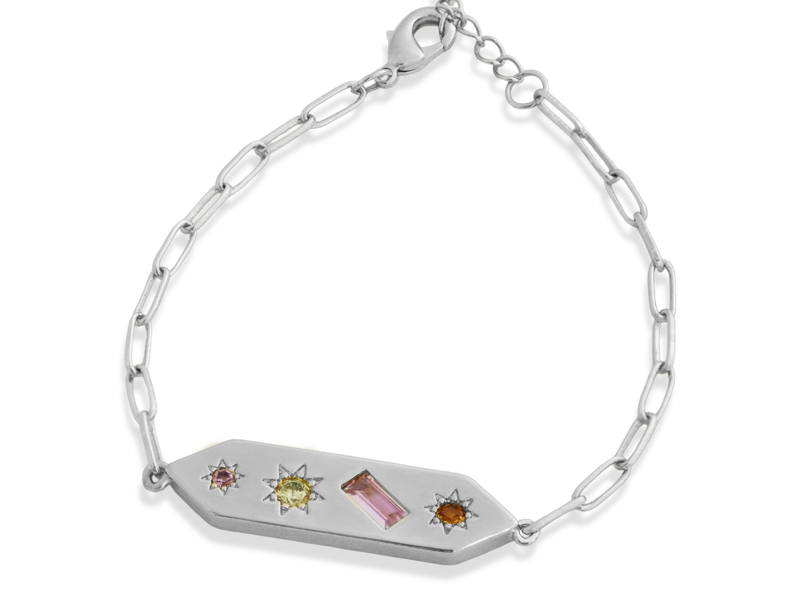 Kaleidoscope Disco Chain Bracelet