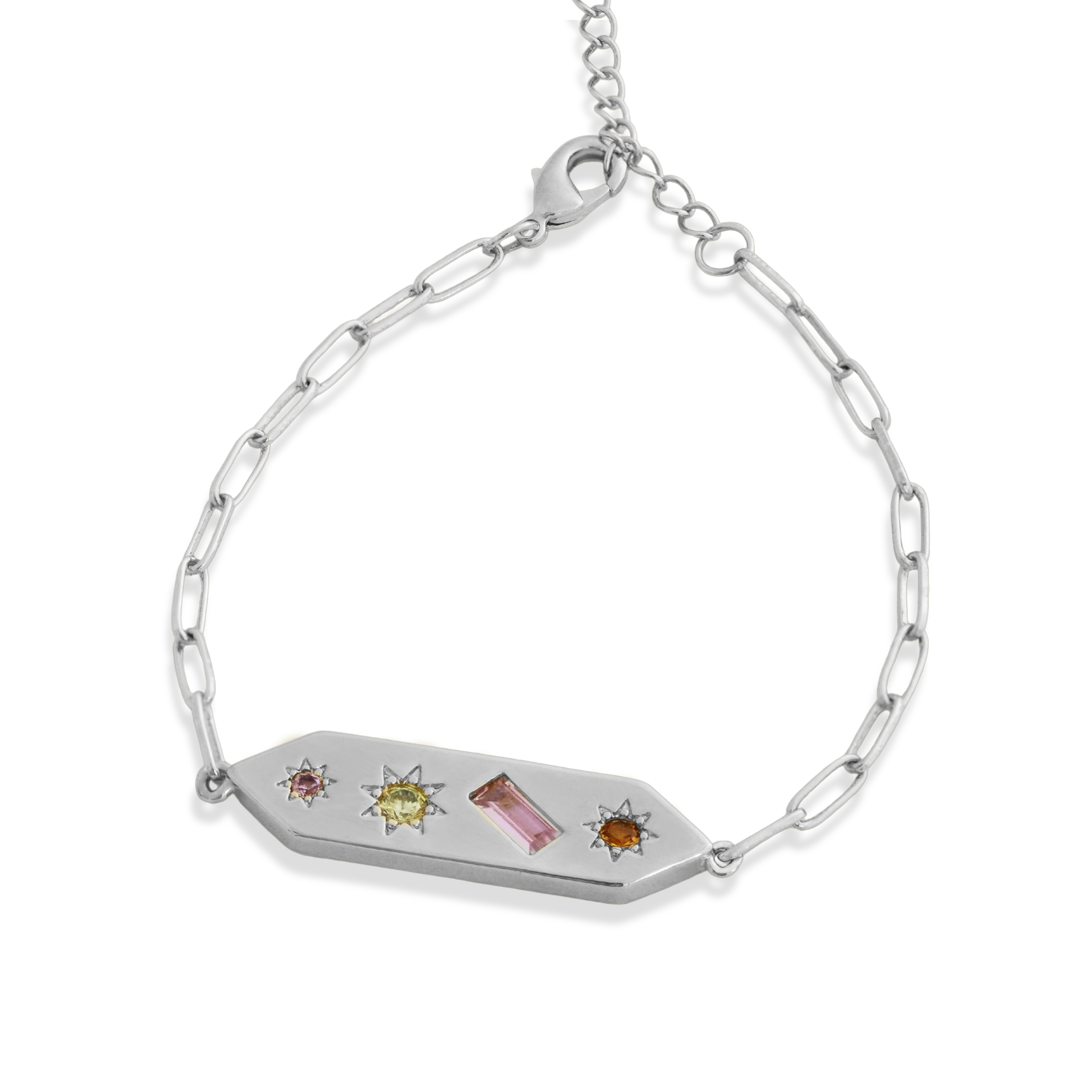Kaleidoscope Disco Chain Bracelet - Junk Jewels