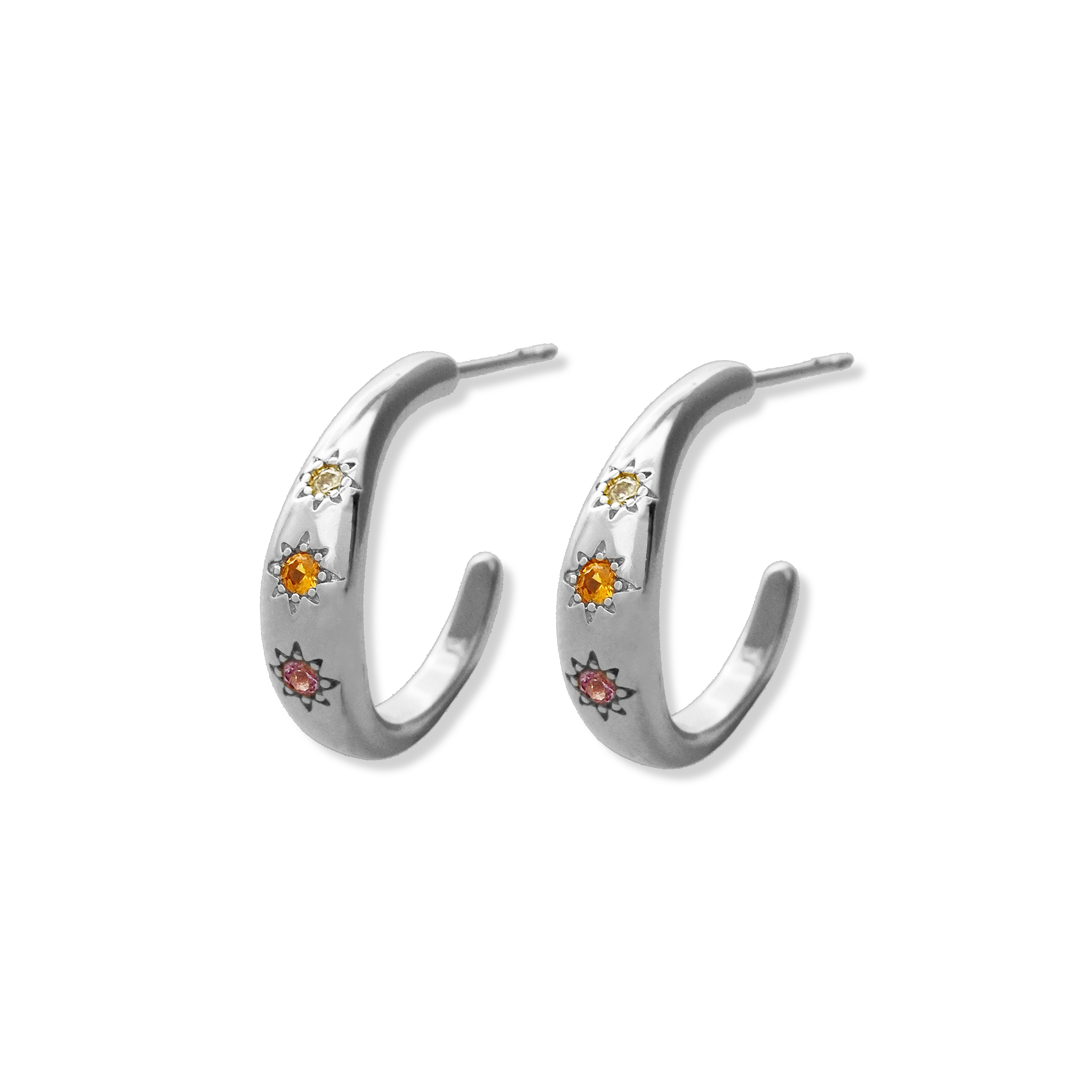 Kaleidoscope Disco Hoop Earrings - Junk Jewels
