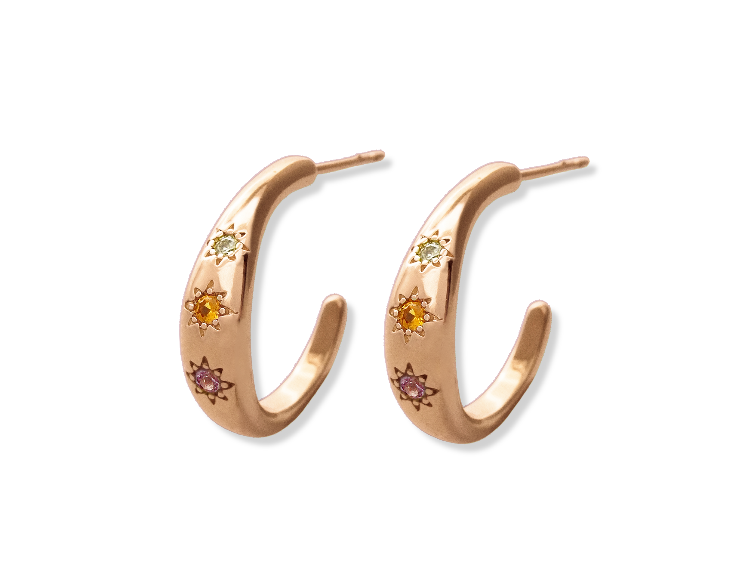 Kaleidoscope Disco Hoop Earrings - Junk Jewels