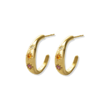 Kaleidoscope Disco Hoop Earrings - Junk Jewels