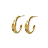 Kaleidoscope Disco Hoop Earrings - Junk Jewels
