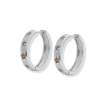 Disco Star Hoop Earrings - Junk Jewels