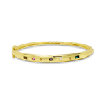 Kaleidoscope Gemstone Bangle - Junk Jewels