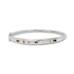 Kaleidoscope Gemstone Bangle - Junk Jewels