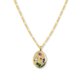 Kaleidoscope Gemstone Rainbow Necklace - Junk Jewels